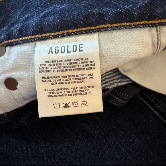 AGOLDE Hilla A-Line Maxi Long Denim Skirt - Pathway - Sz 26 NWT - Picture 10 of 13